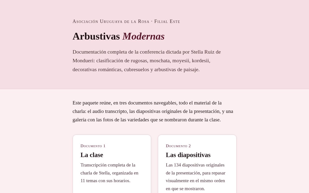 Preview of Arbustivas Modernas Filial Este