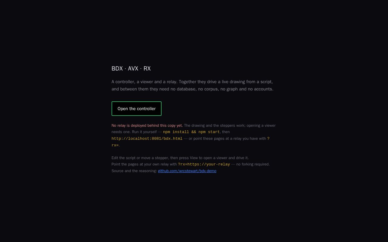 Preview of Bdx Demo