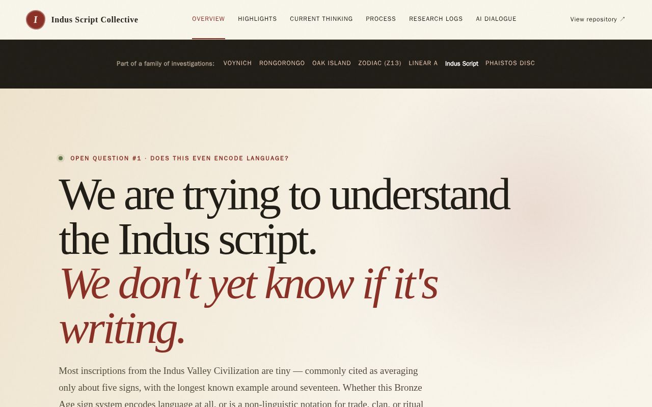 Preview of Indus Script Collective
