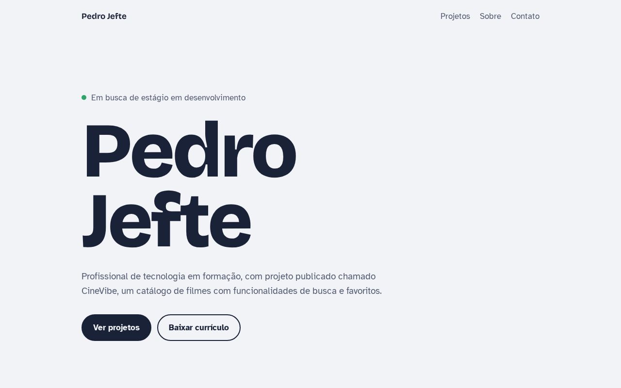 Preview of Pedrojefte Github Io