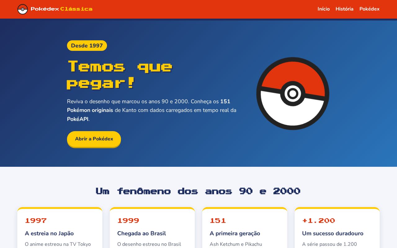 Preview of Pokedex Anos 90