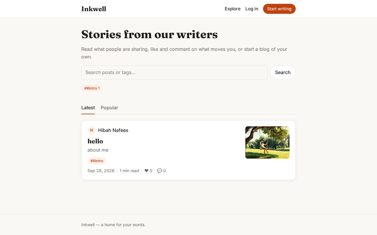 Preview of Inkwell