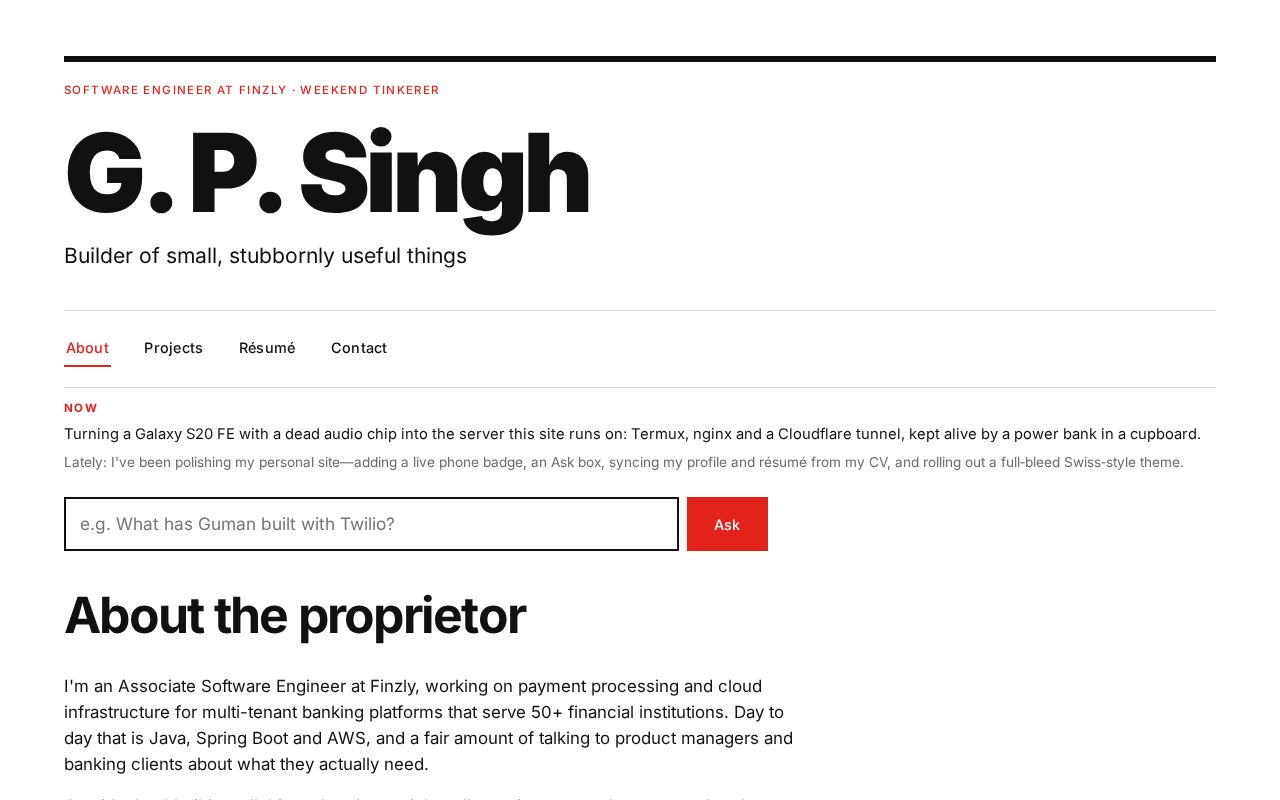 Preview of Gpsingh Site