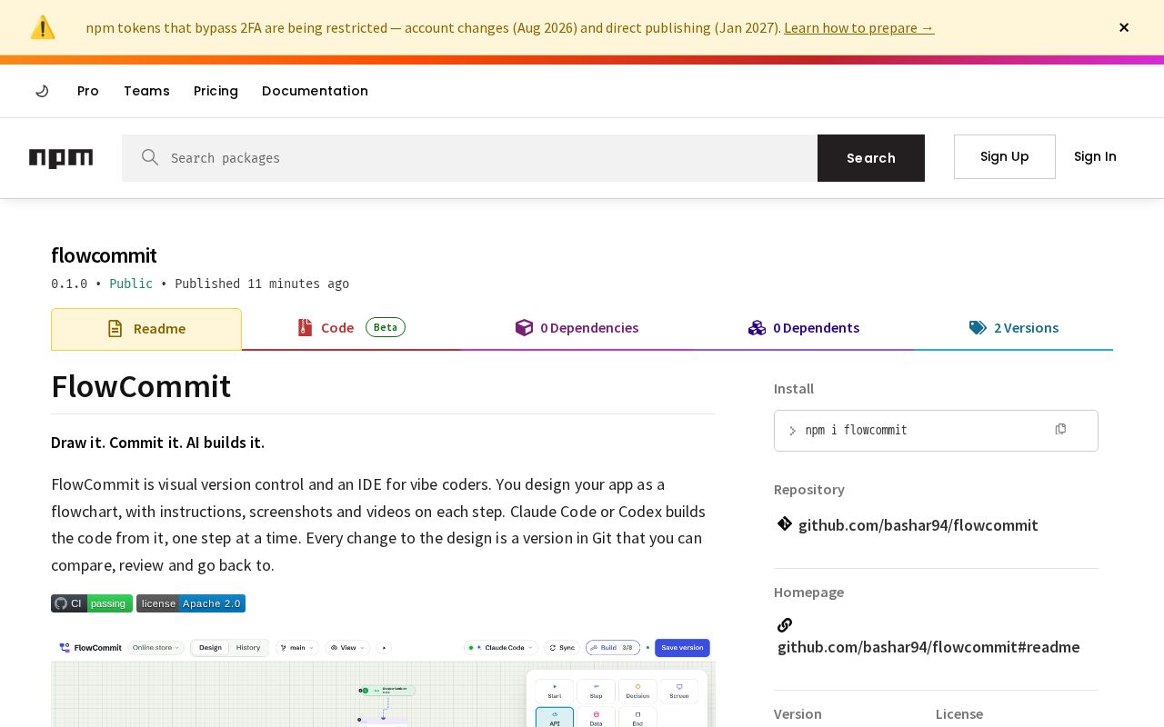Preview of Flowcommit