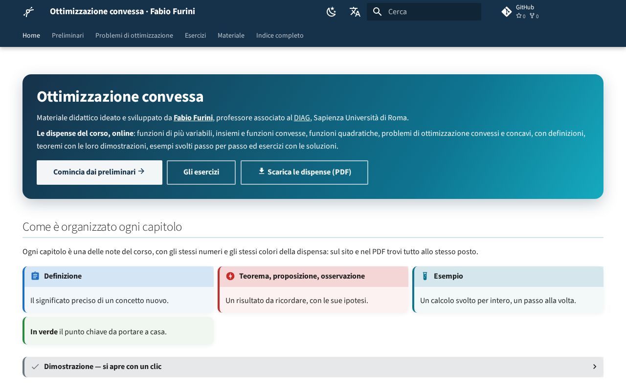 Preview of Ottimizzazione convessa