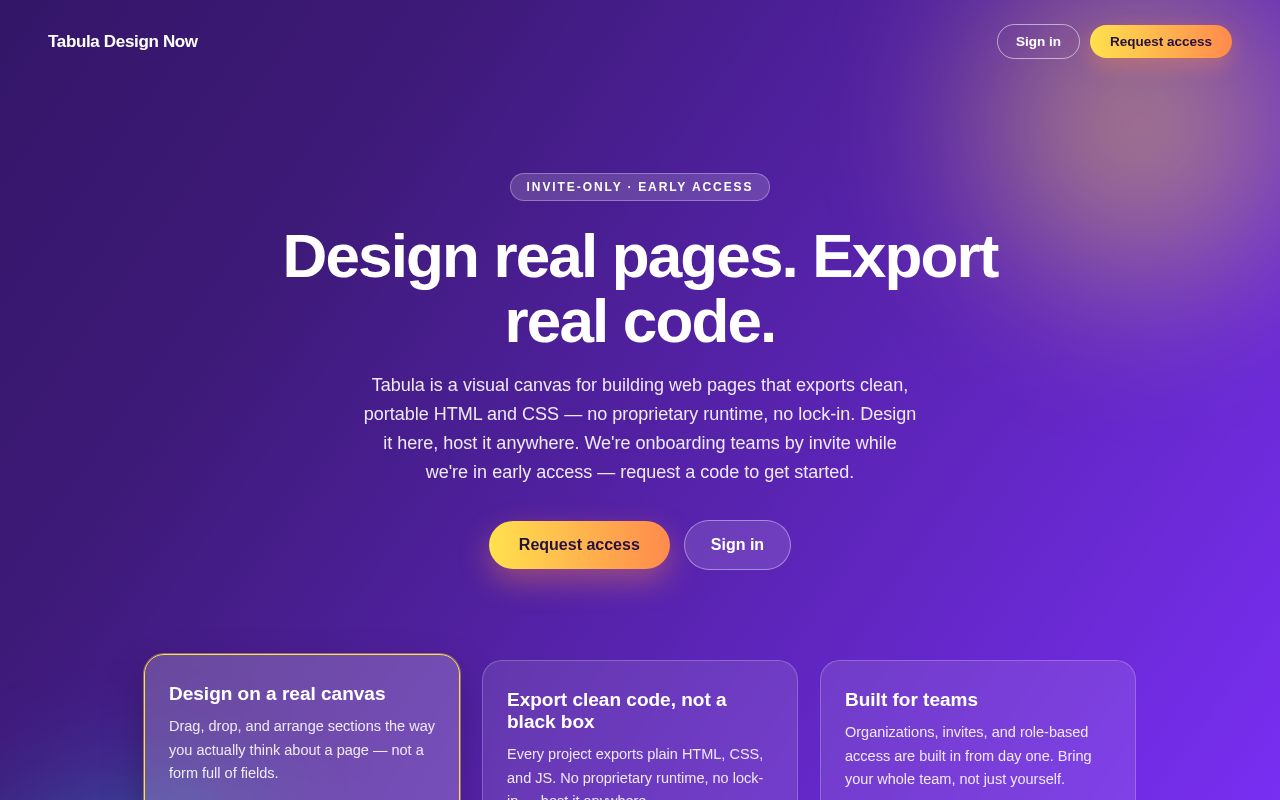 Preview of Designnow 2 Tabula Main