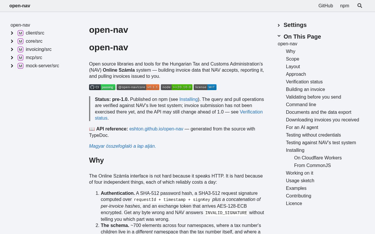 Preview of Open Nav