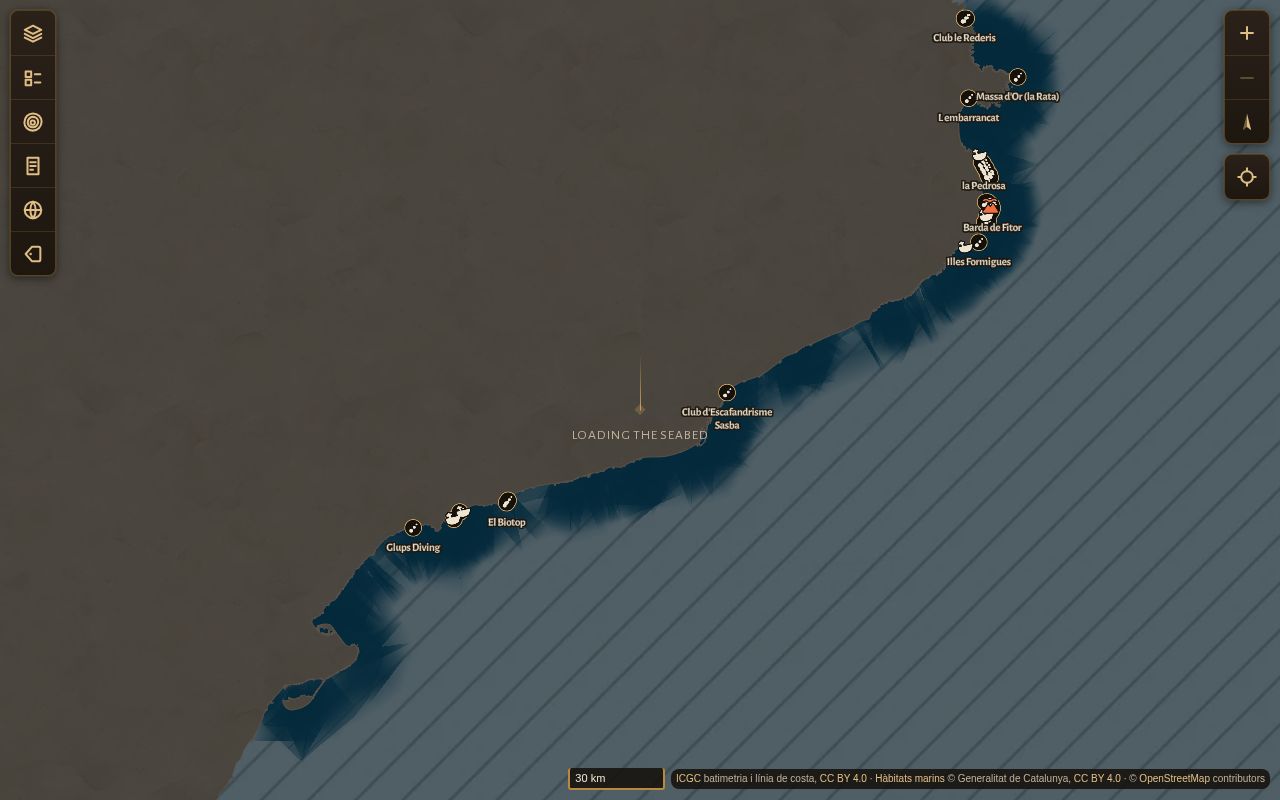 Preview of Dive Map