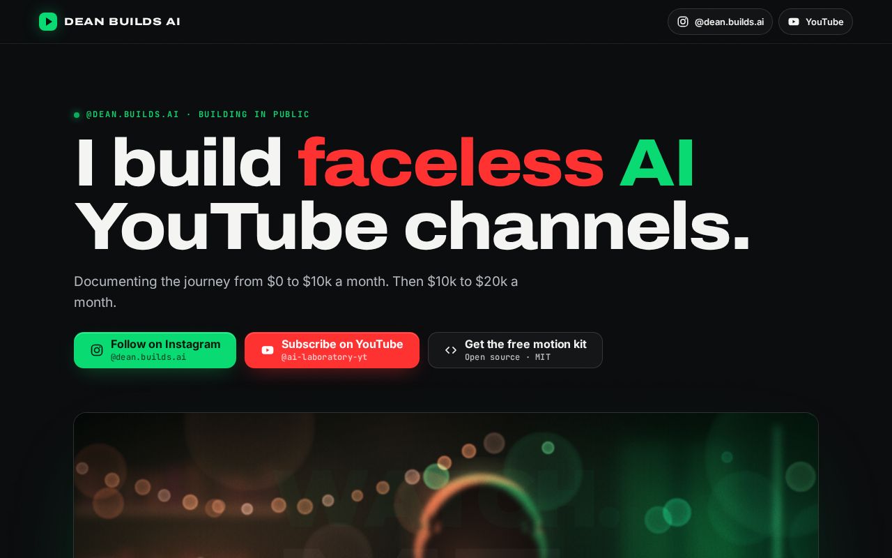 Preview of Motion Reel Kit