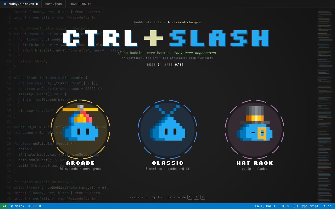 Preview of Ctrl Slash