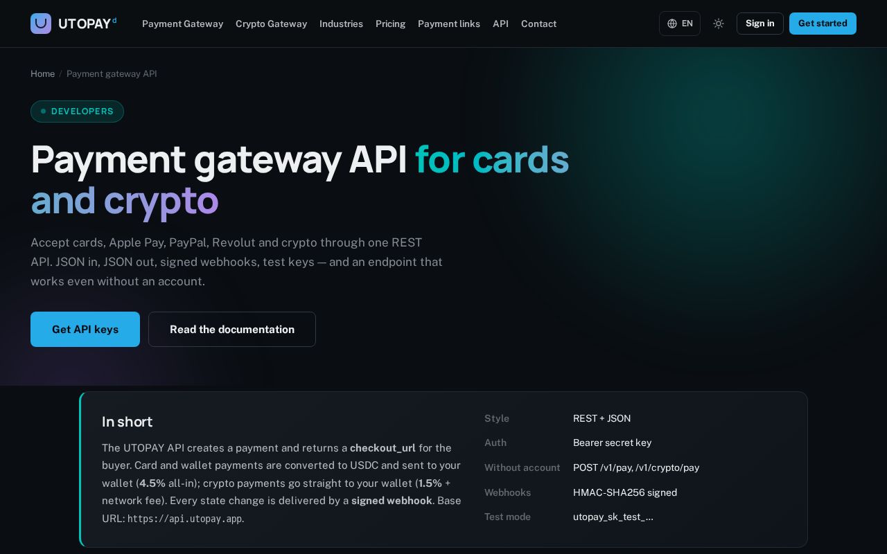Preview of Utopay Sdk