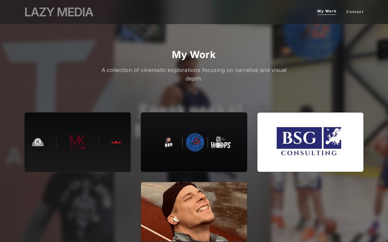Preview of Cinematic studio portfolio — Lazy Media