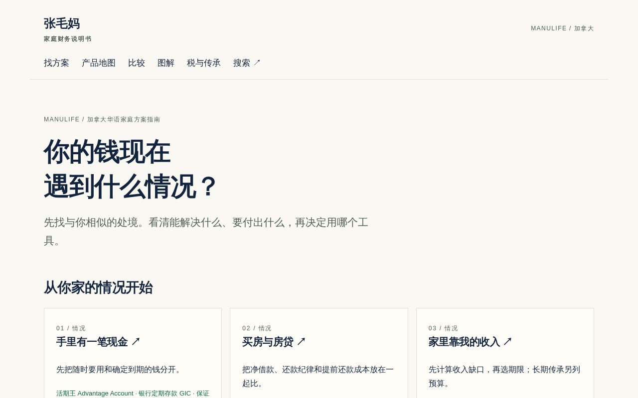 Preview of Manulife 方案决策站（公开构建产物；源在私有仓 veryvisa/manulife）