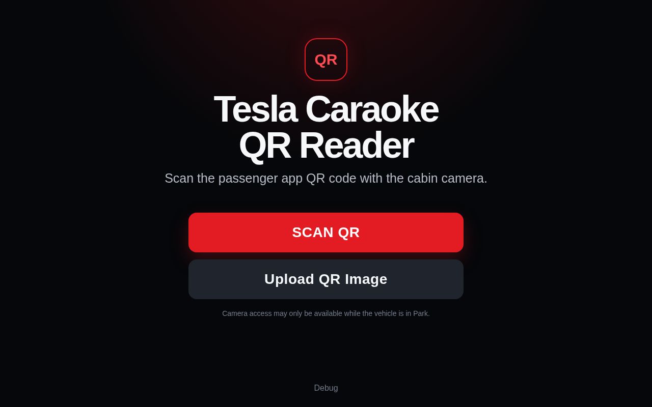 Preview of Tesla Caraoke Qr