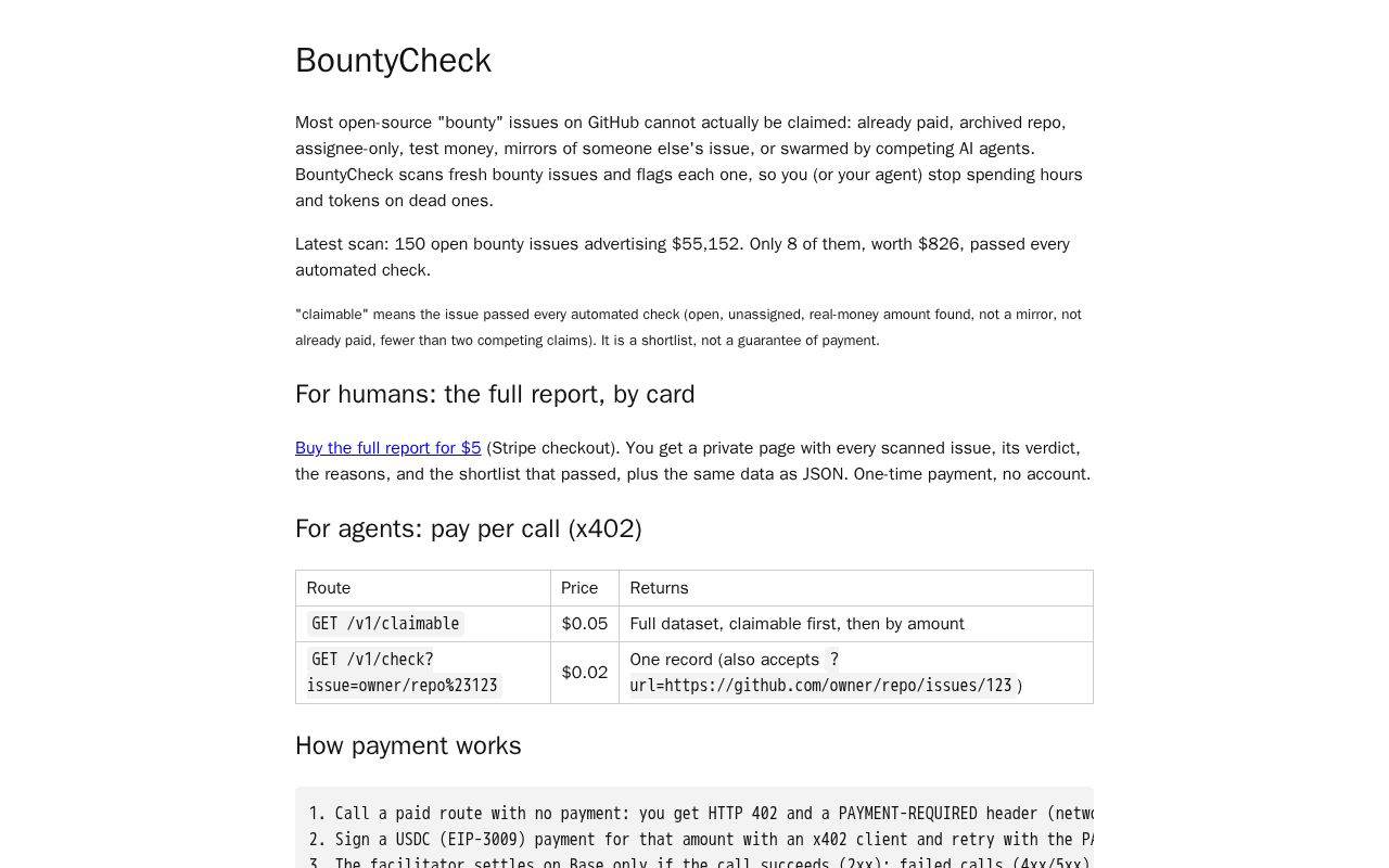 Preview of Bountycheck