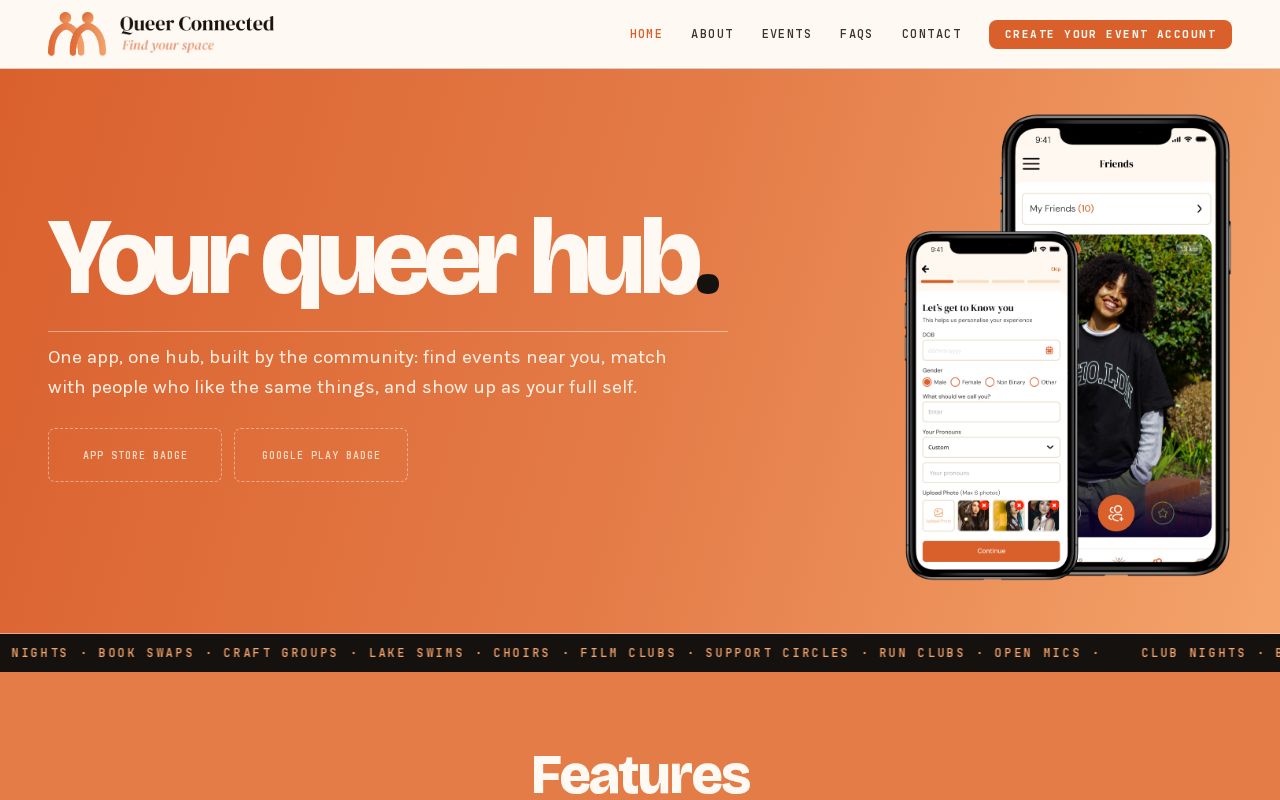 Preview of Queer Connected Deploy