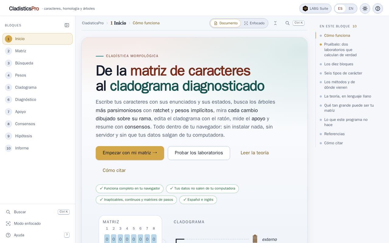 Preview of CladisticsPro