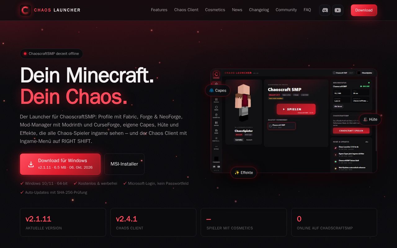Preview of Chaos Launcher