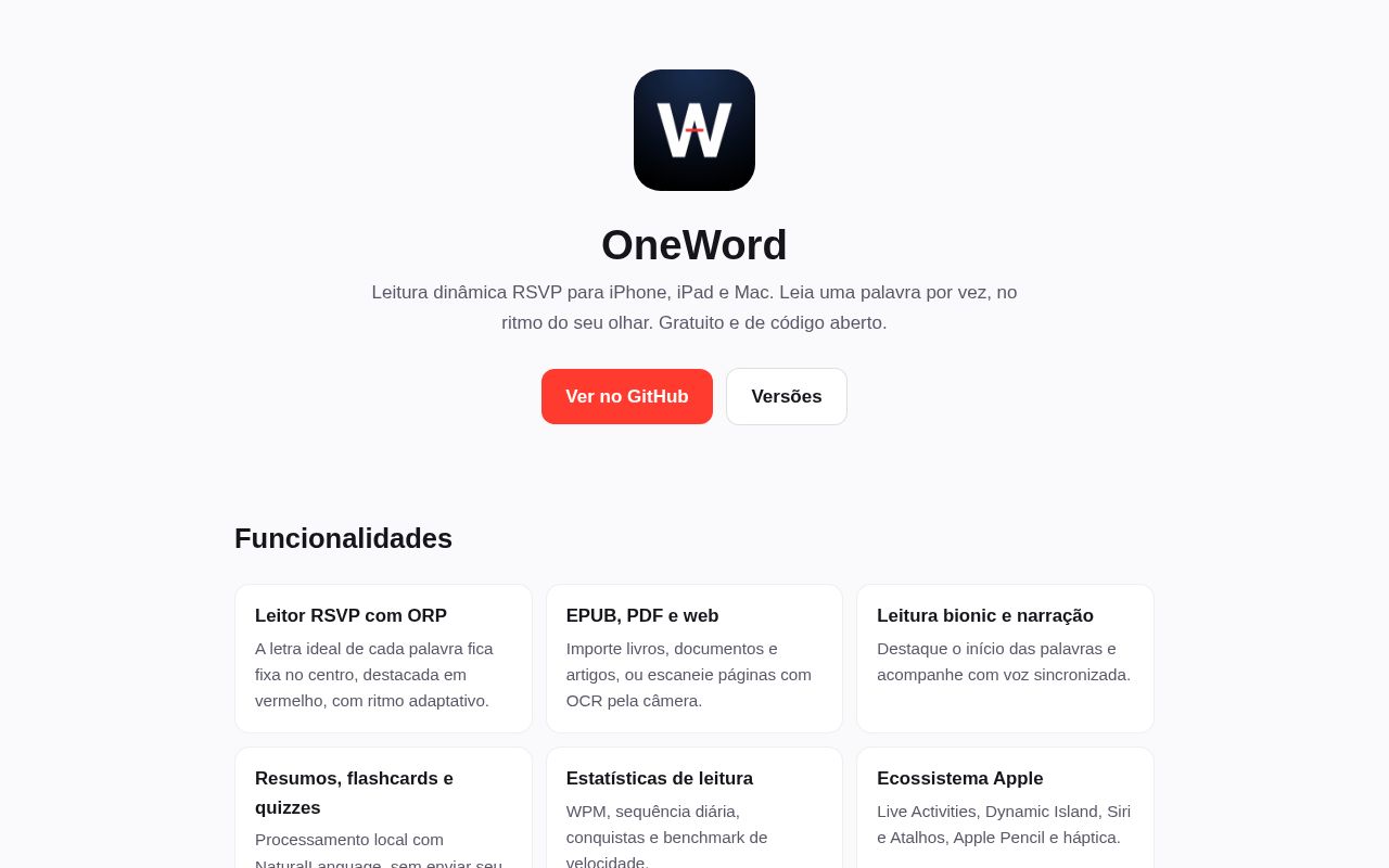 Preview of Oneword
