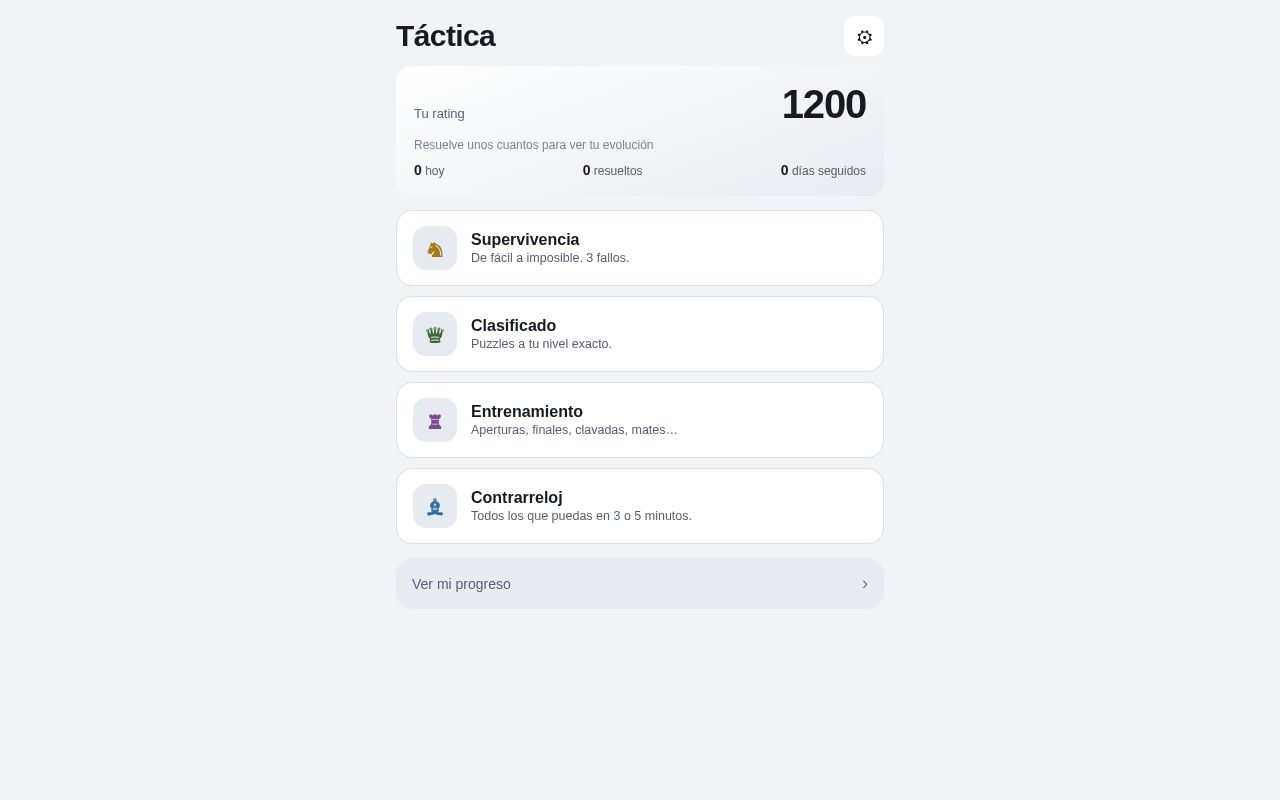 Preview of Tactica Ajedrez