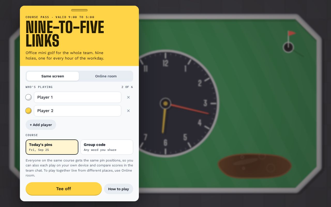 Preview of Nine To Five Links