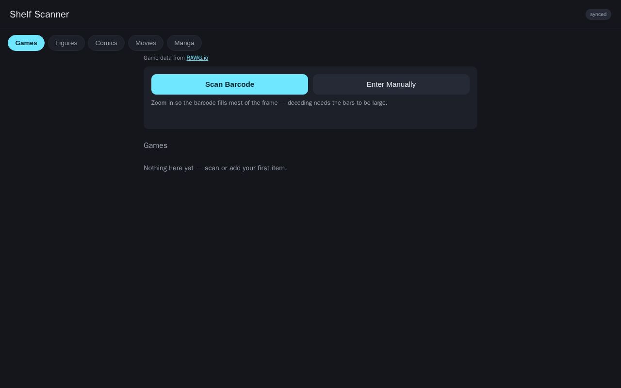 Preview of Shelf Scanner