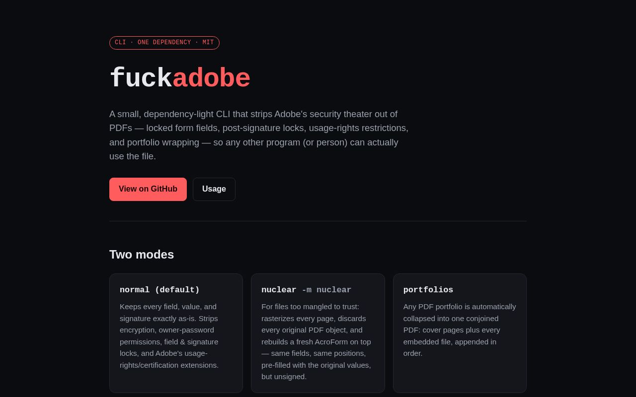 Preview of Adobesucks