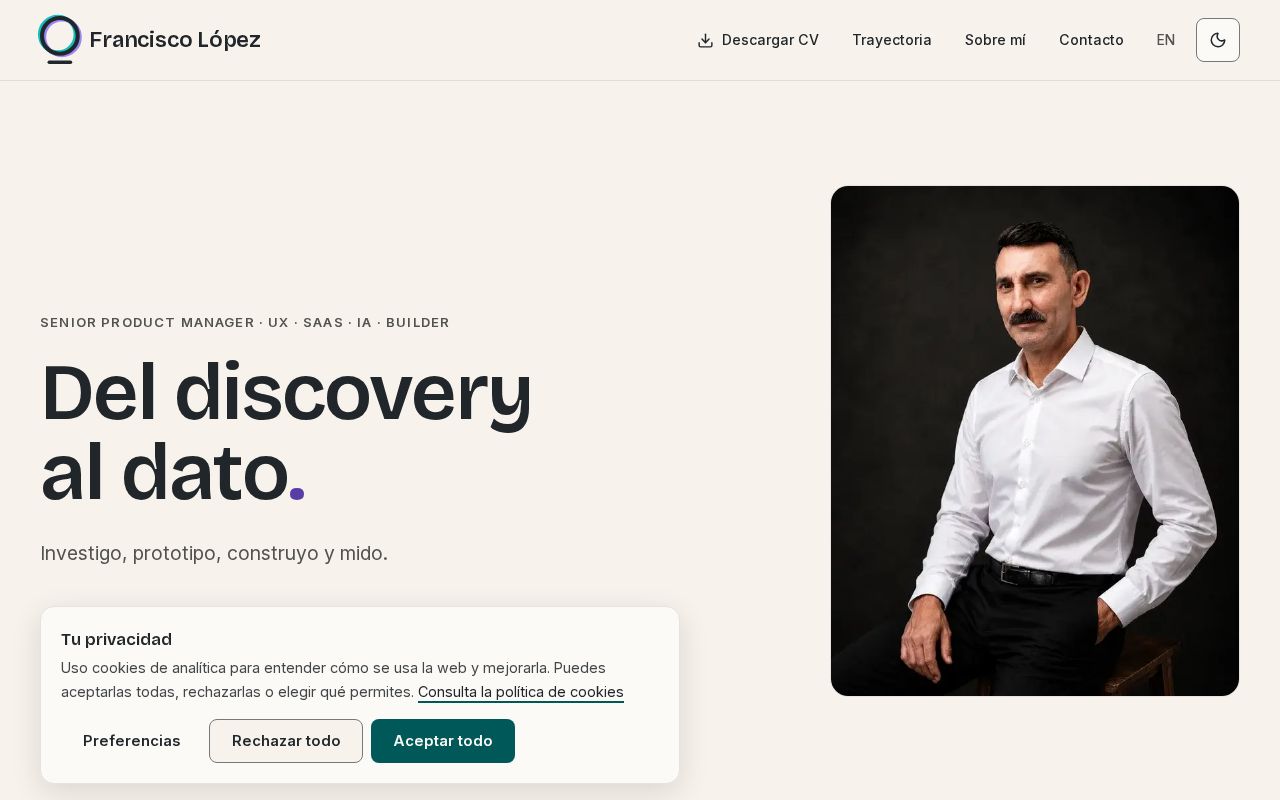 Preview of Francisco Lopez Website