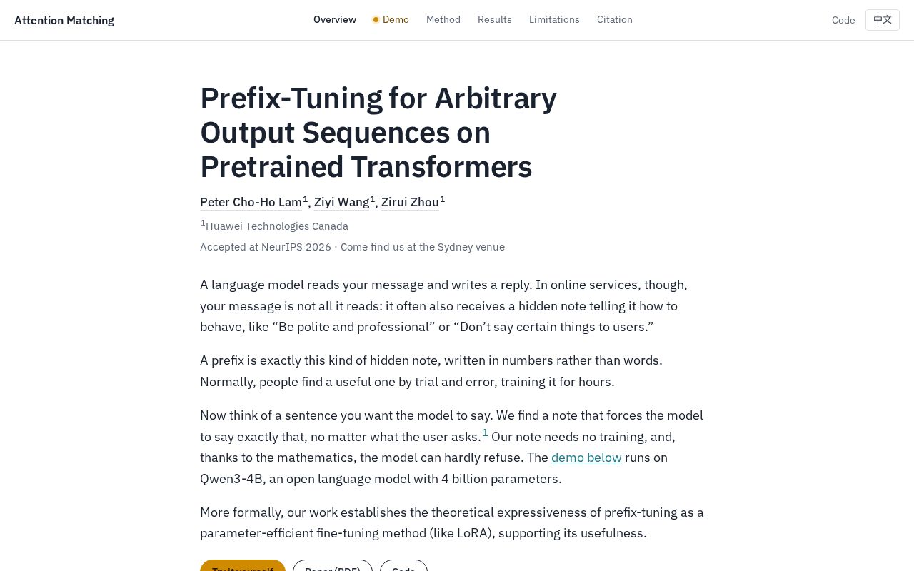 Preview of Prefix Tuning