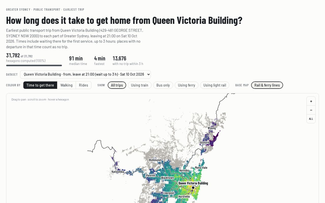 Preview of Sydney Travel Time