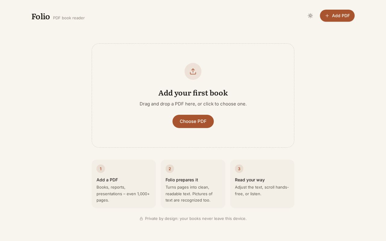 Preview of Folio Reader