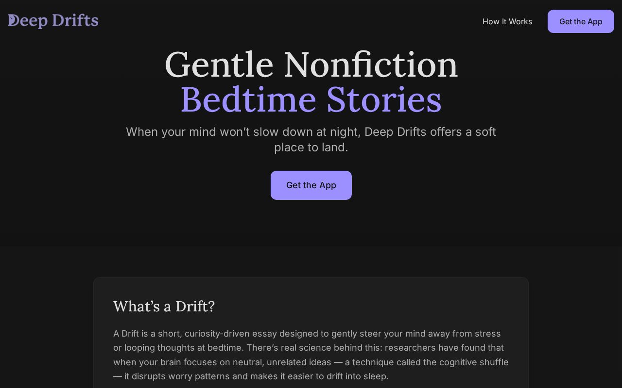 Preview of Deep Drifts
