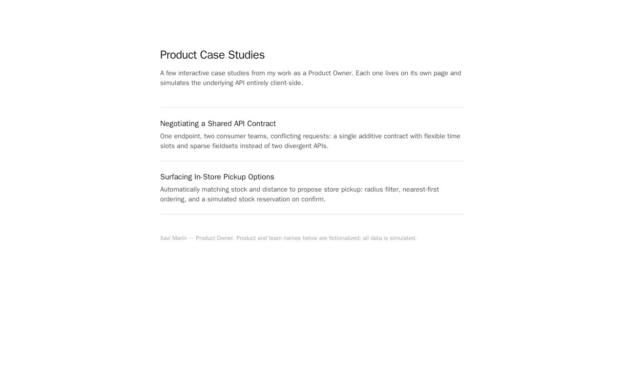 Preview of Api Contract Case Study