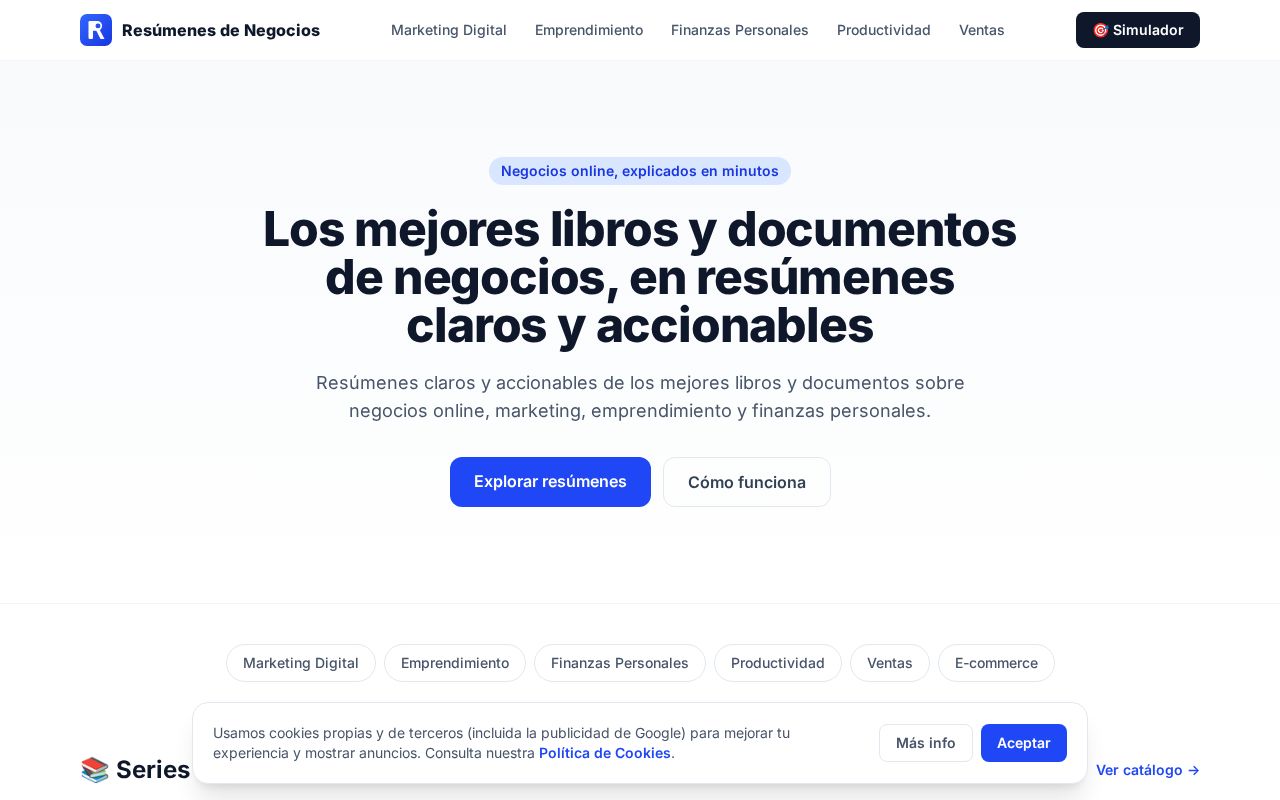 Preview of Resumenes Negocios