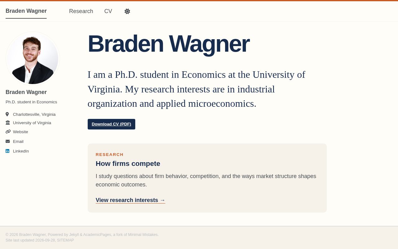 Preview of Bradenwagner Github Io