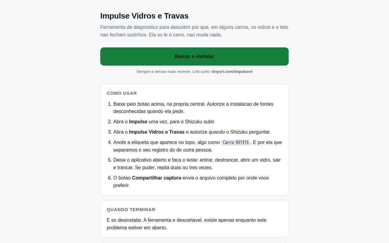 Preview of Impulse Vidros Travas