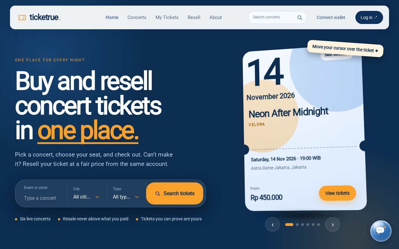 Preview of Ticketrue