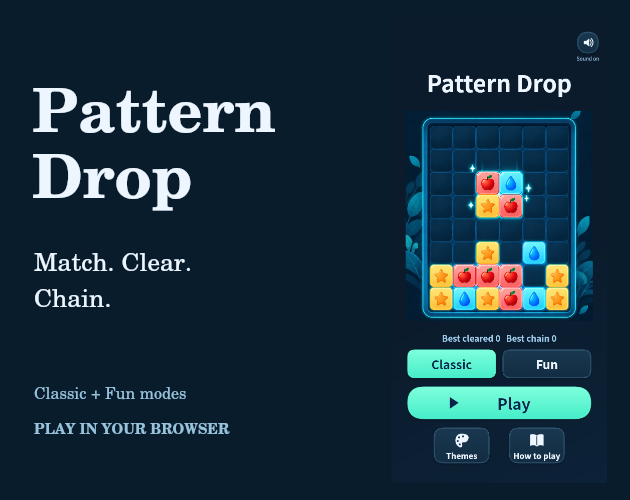 Preview of 图案落块 | Pattern Drop