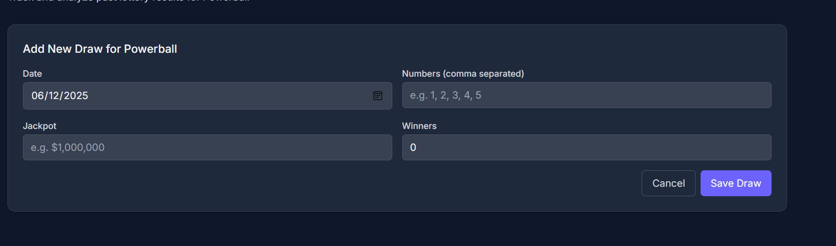 Preview of AI Lotto