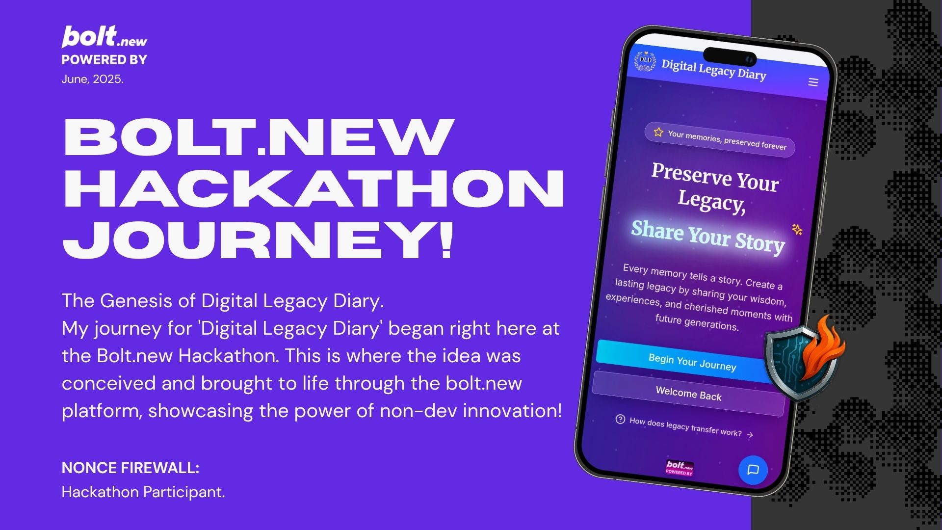 Preview of Digital Legacy Diary