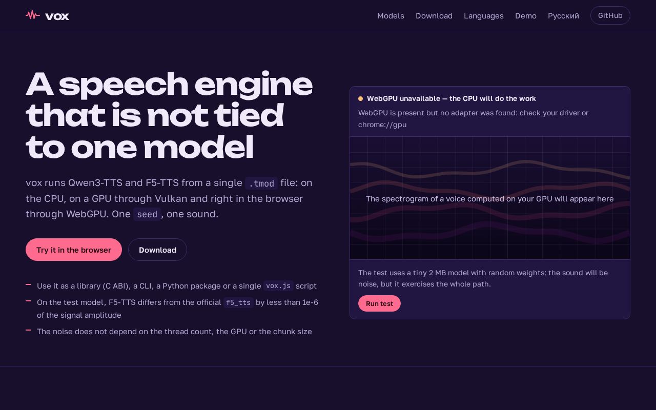 Preview of Vox