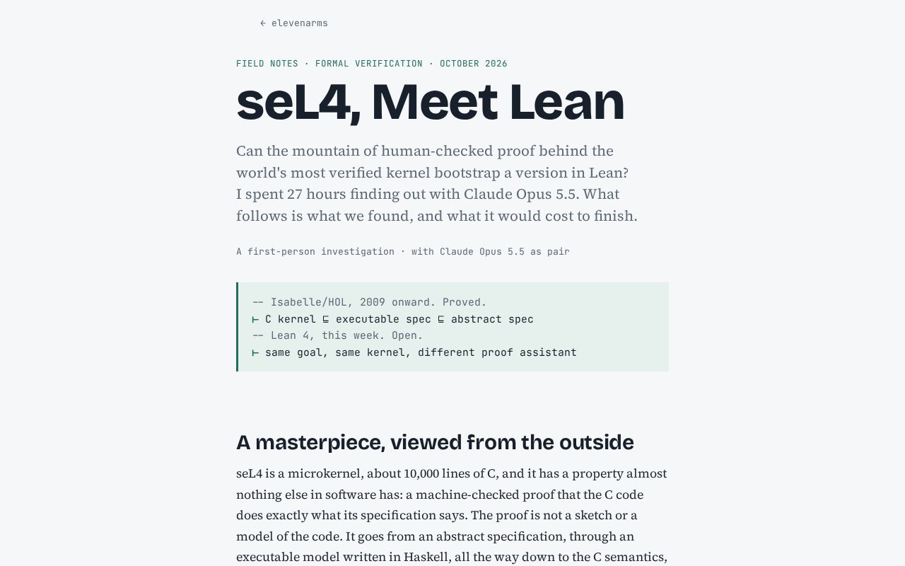 Preview of Sel4 Lean