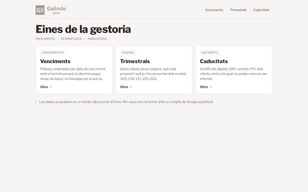 Preview of Eines de Galindo grup