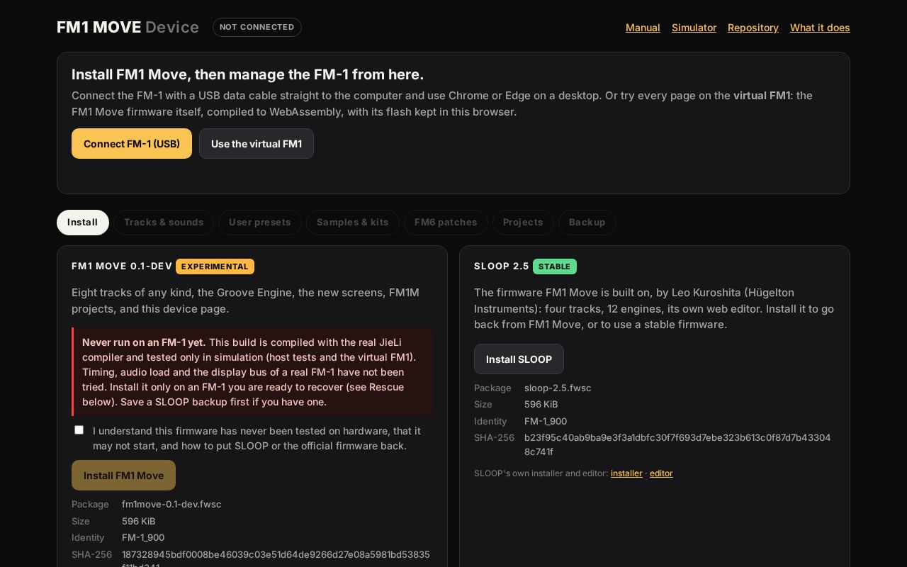 Preview of FM1 MOVE