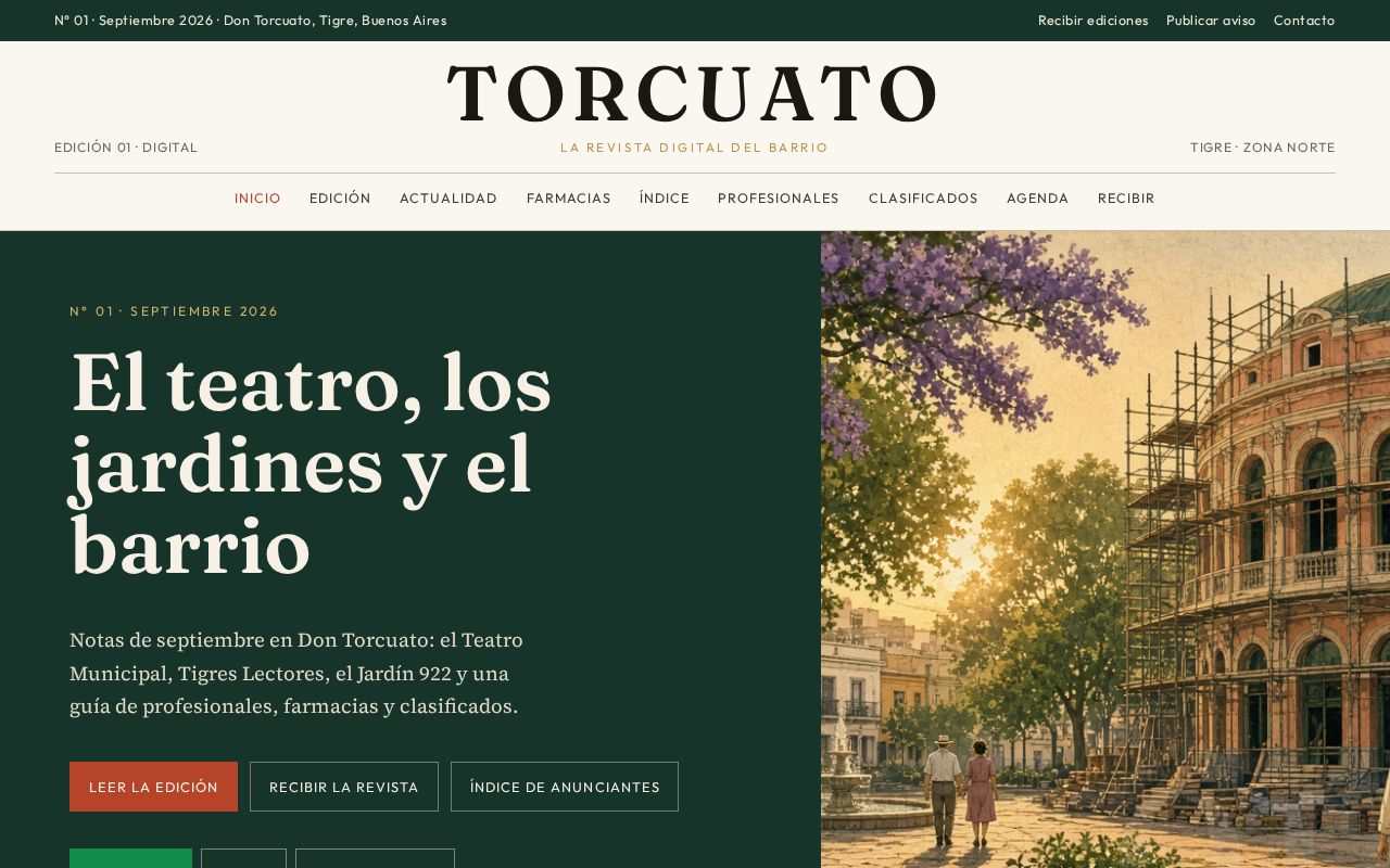 Preview of Revista digital de Don Torcuato: comercios, profesionales y edición para compartir.