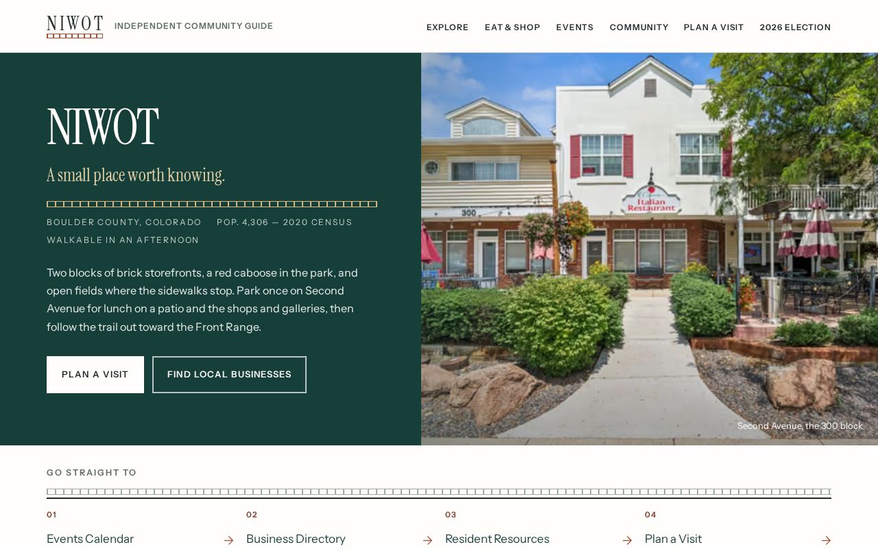 Preview of Cityofniwot Com