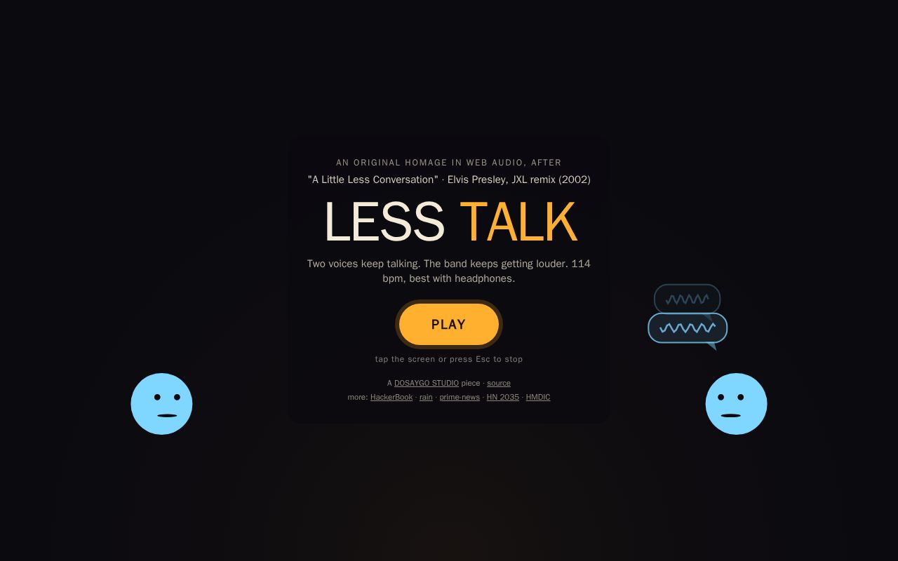 Preview of Less Talk