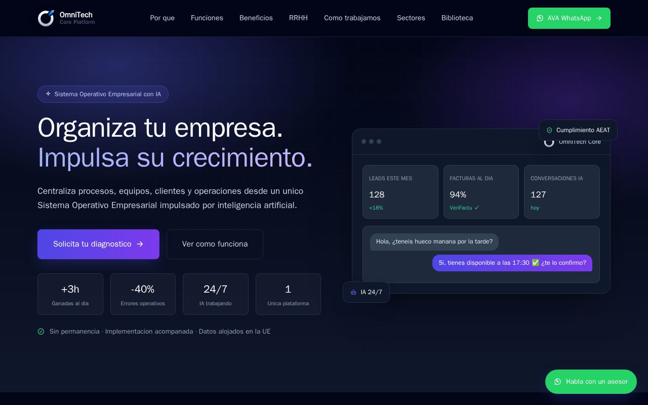 Preview of Omnitech Core Info