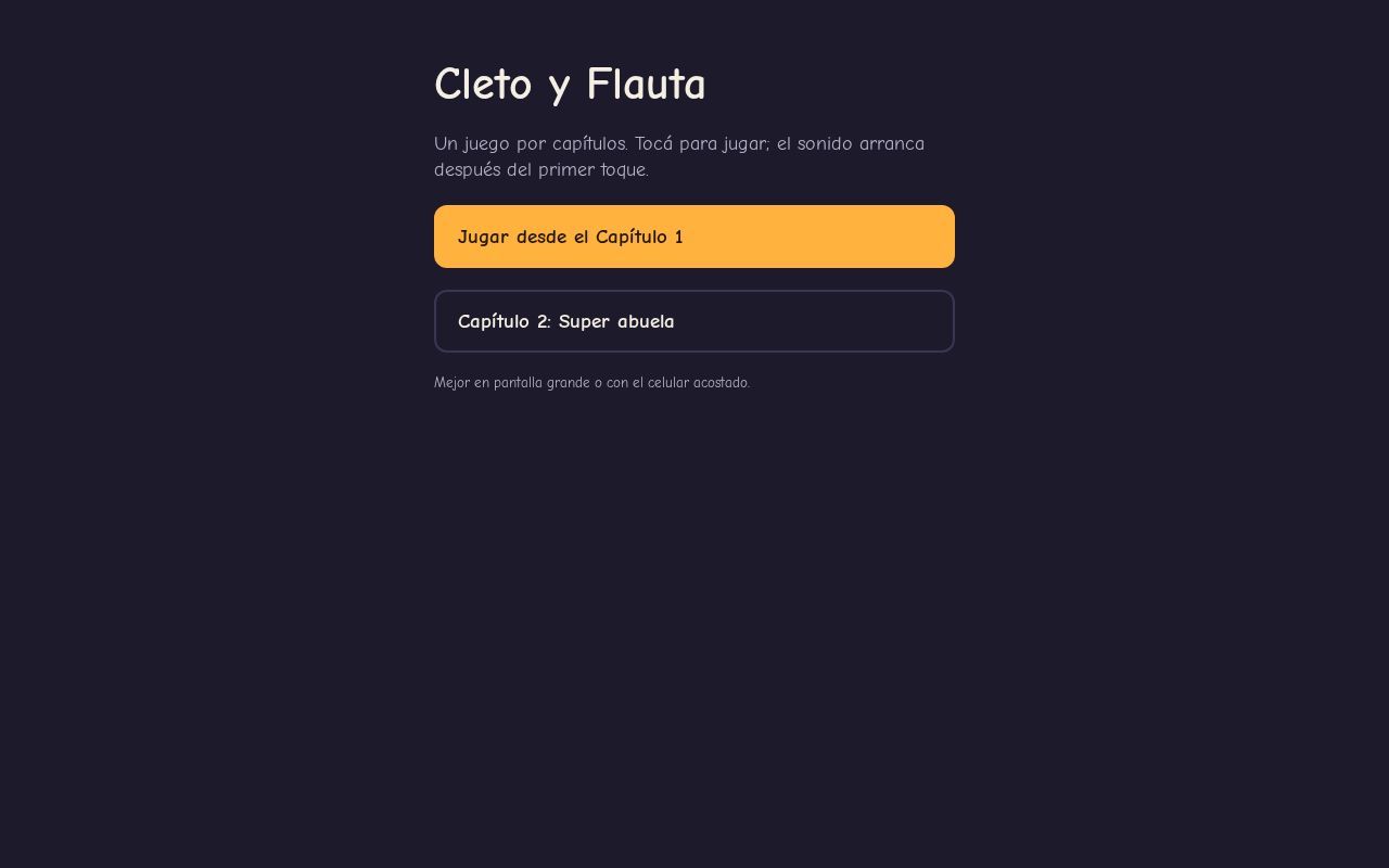 Preview of Cleto Y Flauta