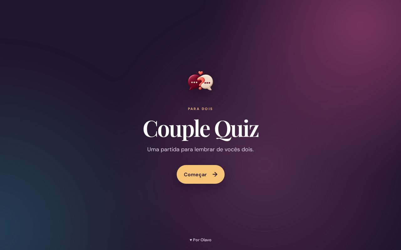 Preview of Couple Quiz - The game